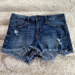 Abercrombie & Fitch Blue Jean Shorts
